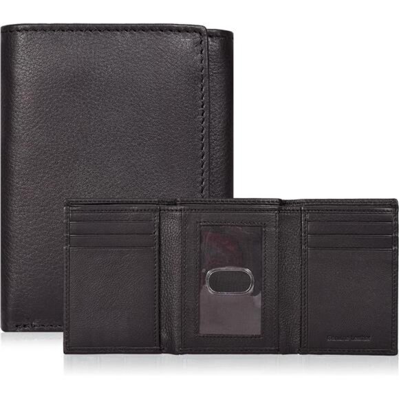 Slim Wallets for Men Brown